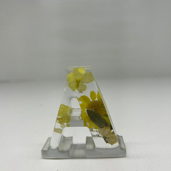 2.5 Inch Floral Letter A