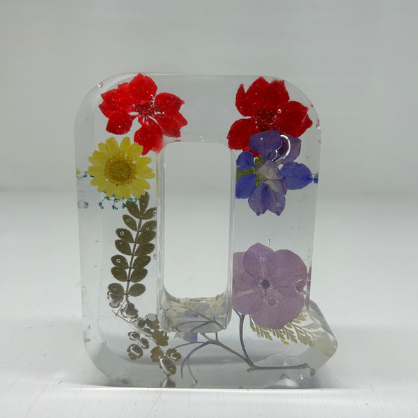4 Inch Floral Letter Q
