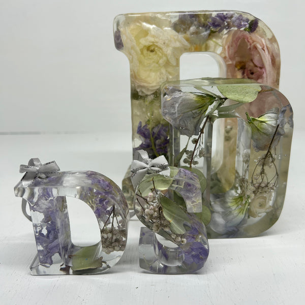 Custom Floral Letter